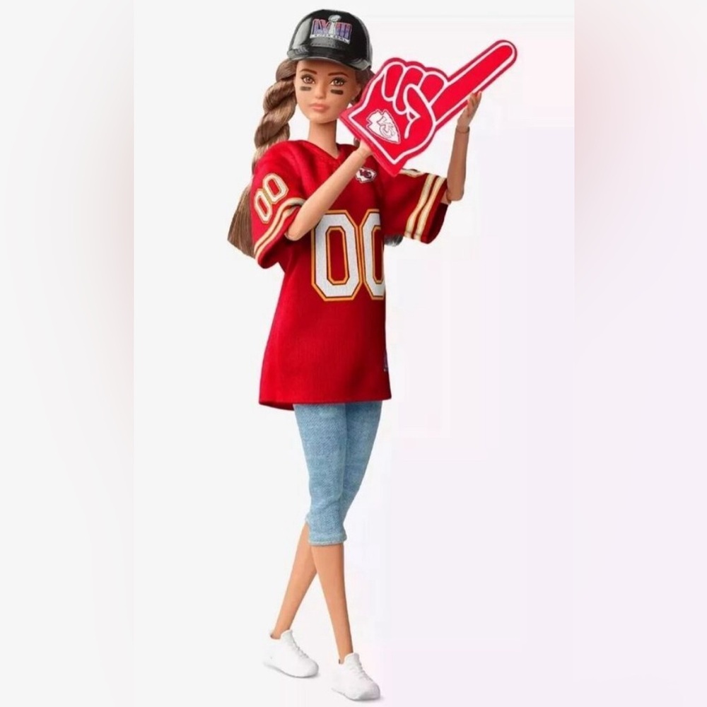 Barbie NFL Super Bowl LVIII Champion Doll Kansas City Chiefs